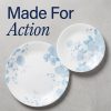 18-Piece Stoneware Dinnerware Set for 6 | Chip-Resistant Ceramic Plates & Bowls, Modern Kitchen Starter Kit, Dishwasher & Microwave Safe